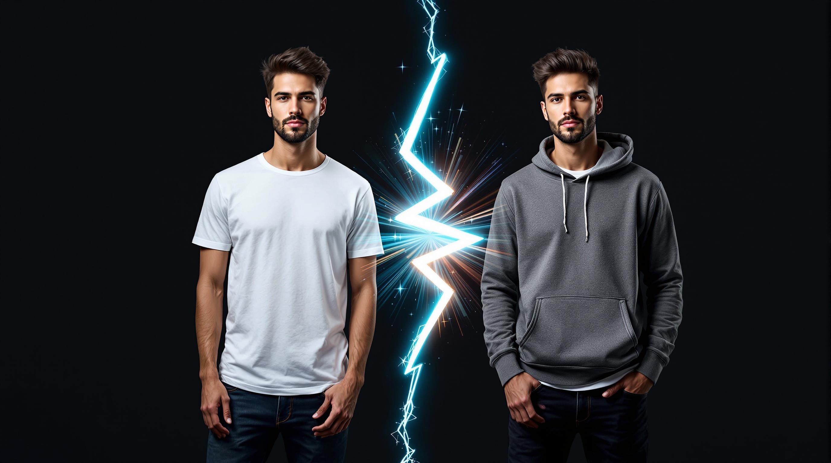 AI-generated fashion lookbook showcase