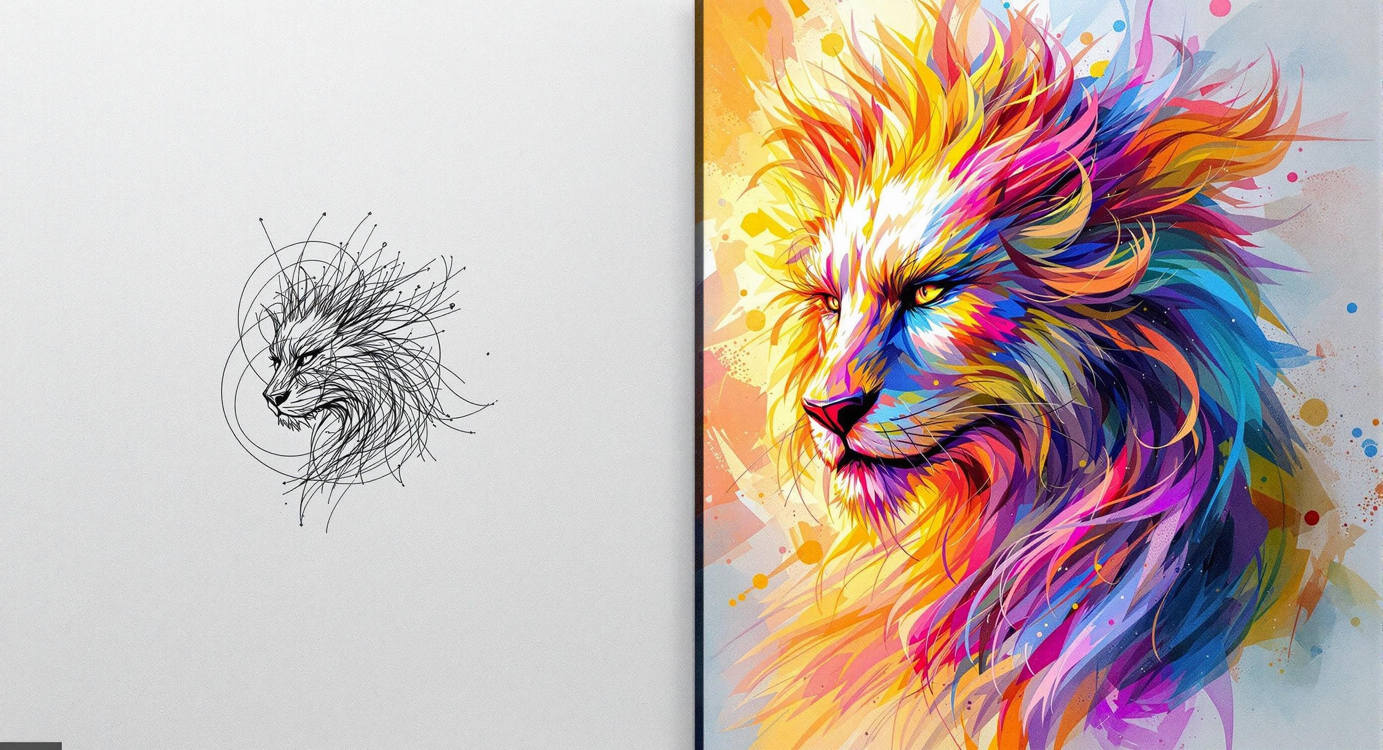 AI sketch to image generation showcase